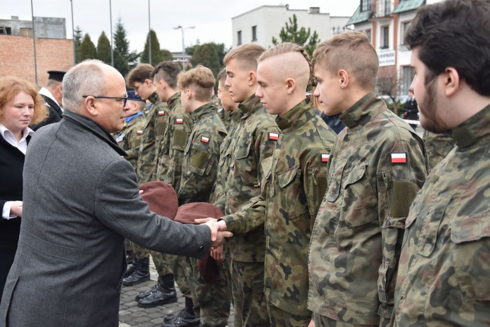 Zdjęcie w galerii na portalu naszwodzislaw.com: Klasy mundurowe z Rydułtów ślubowały [FOTO] wiadomości z regionu