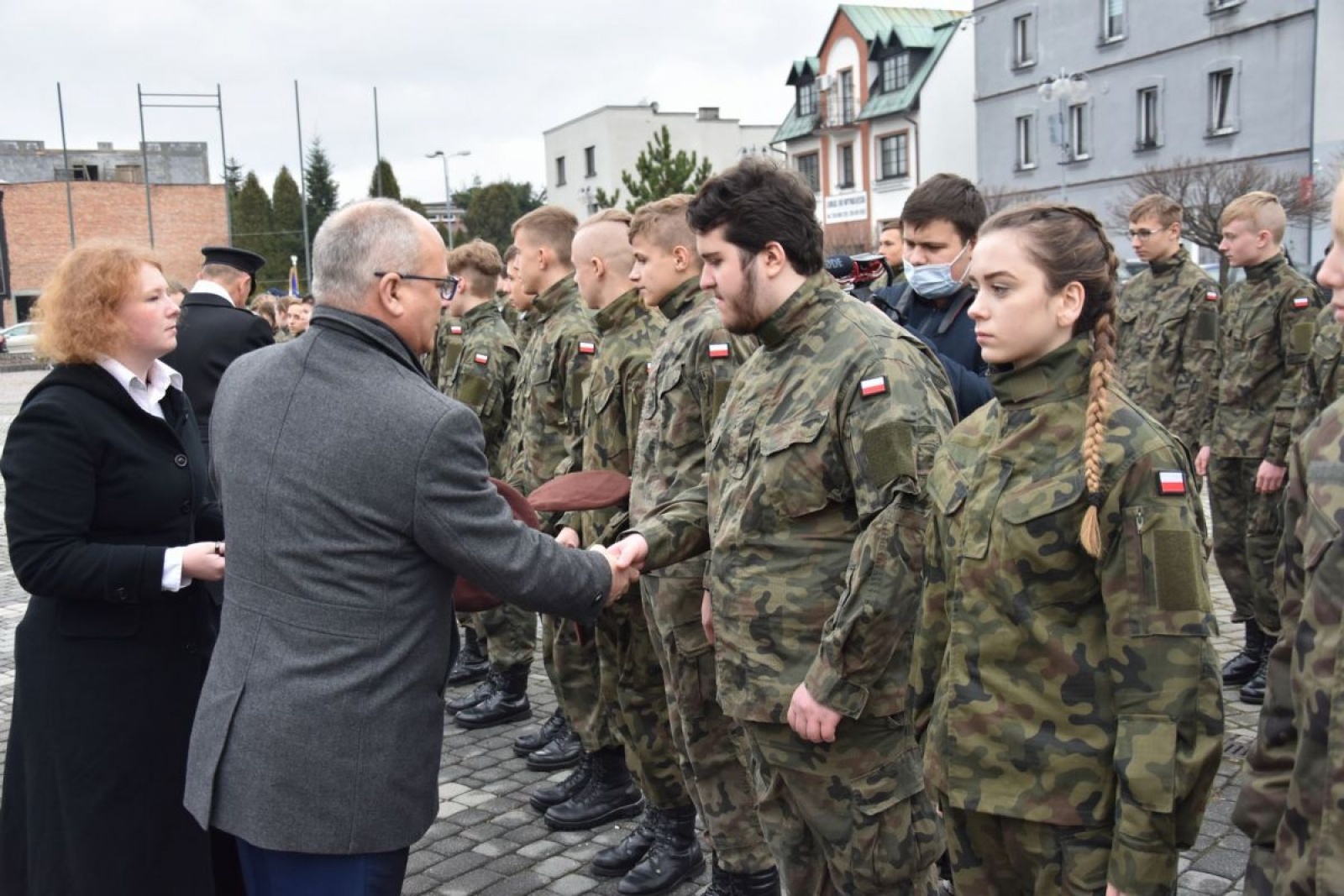 Zdjęcie w galerii na portalu naszwodzislaw.com: Klasy mundurowe z Rydułtów ślubowały [FOTO] wiadomości z regionu