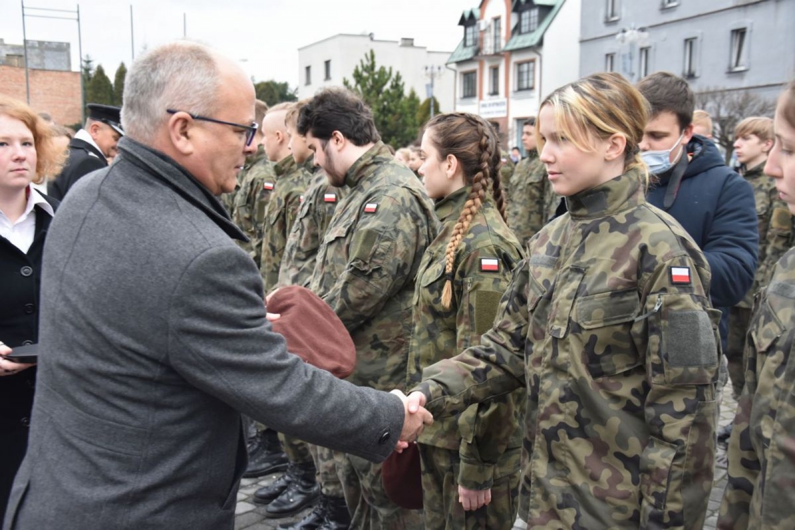 Zdjęcie w galerii na portalu naszwodzislaw.com: Klasy mundurowe z Rydułtów ślubowały [FOTO] wiadomości z regionu