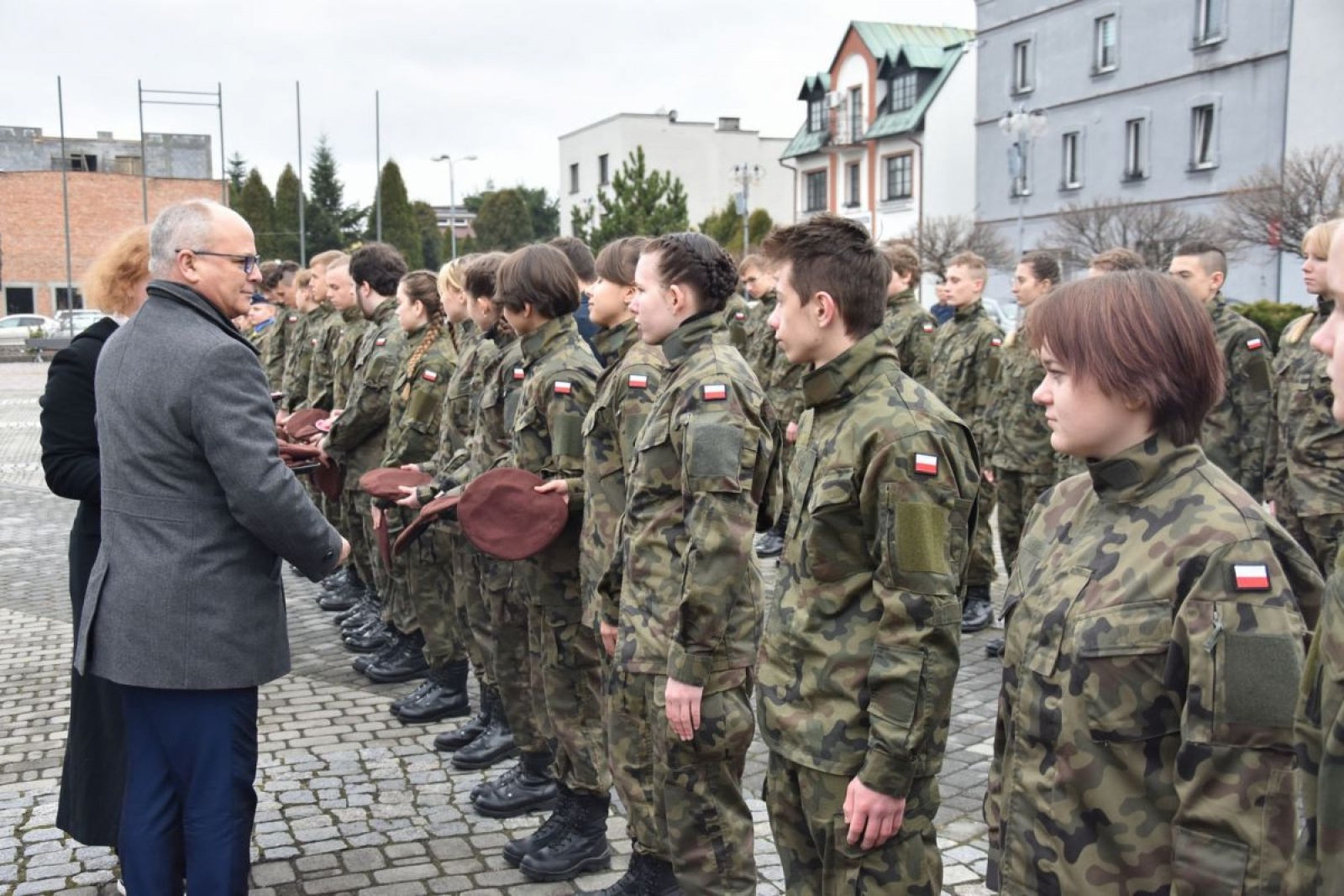 Zdjęcie w galerii na portalu naszwodzislaw.com: Klasy mundurowe z Rydułtów ślubowały [FOTO] wiadomości z regionu