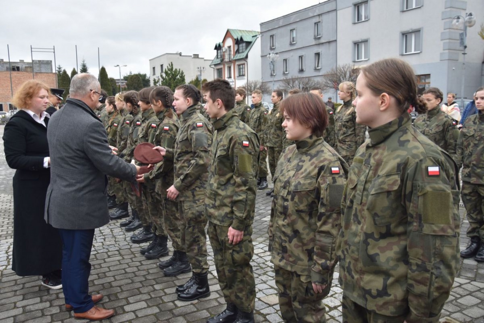 Zdjęcie w galerii na portalu naszwodzislaw.com: Klasy mundurowe z Rydułtów ślubowały [FOTO] wiadomości z regionu
