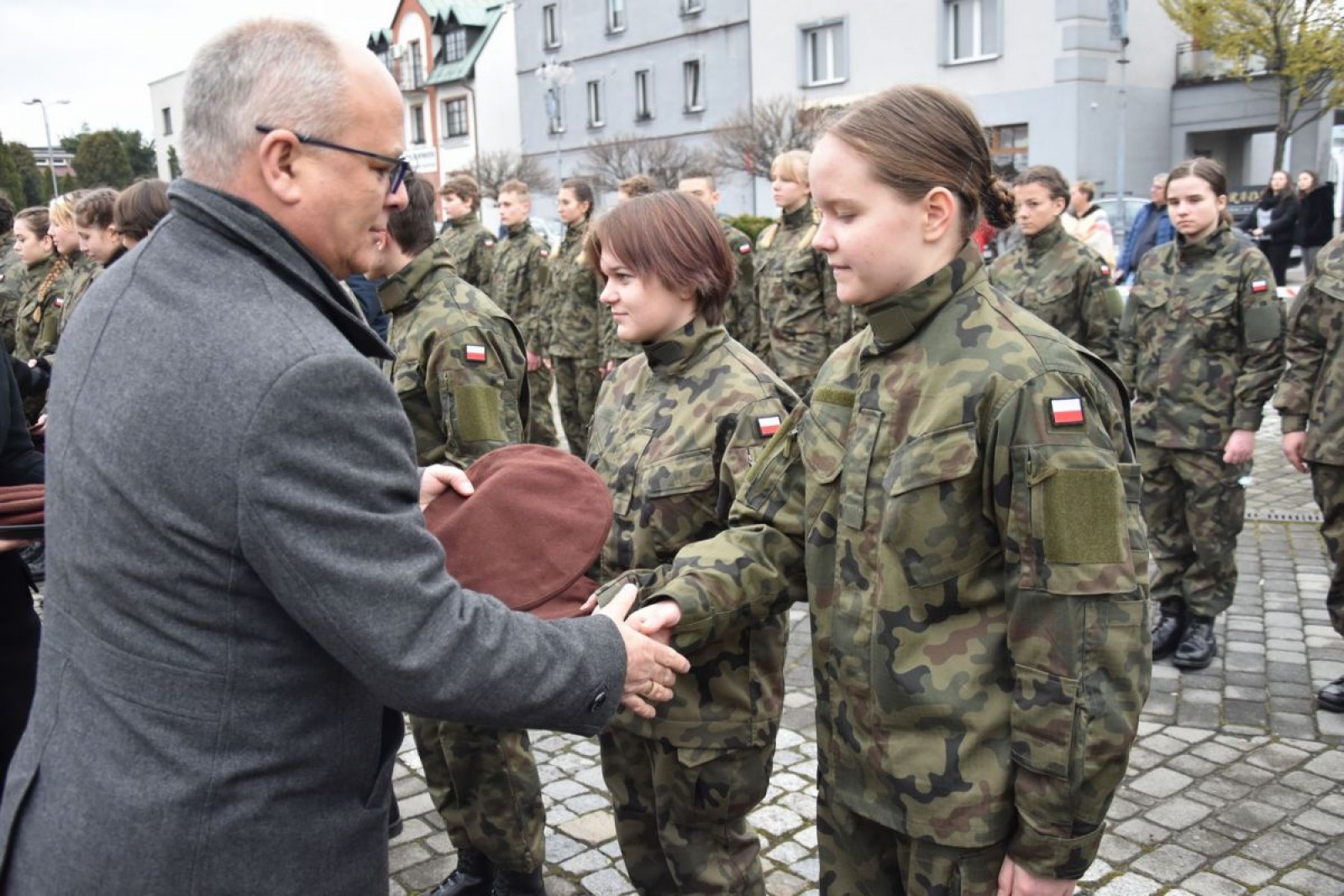Zdjęcie w galerii na portalu naszwodzislaw.com: Klasy mundurowe z Rydułtów ślubowały [FOTO] wiadomości z regionu