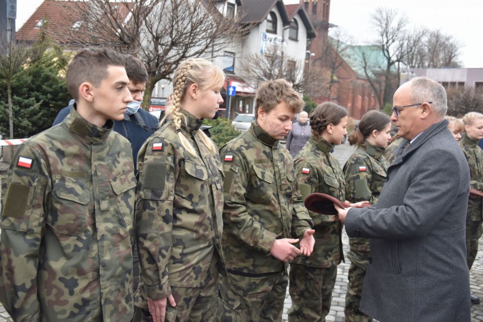 Zdjęcie w galerii na portalu naszwodzislaw.com: Klasy mundurowe z Rydułtów ślubowały [FOTO] wiadomości z regionu