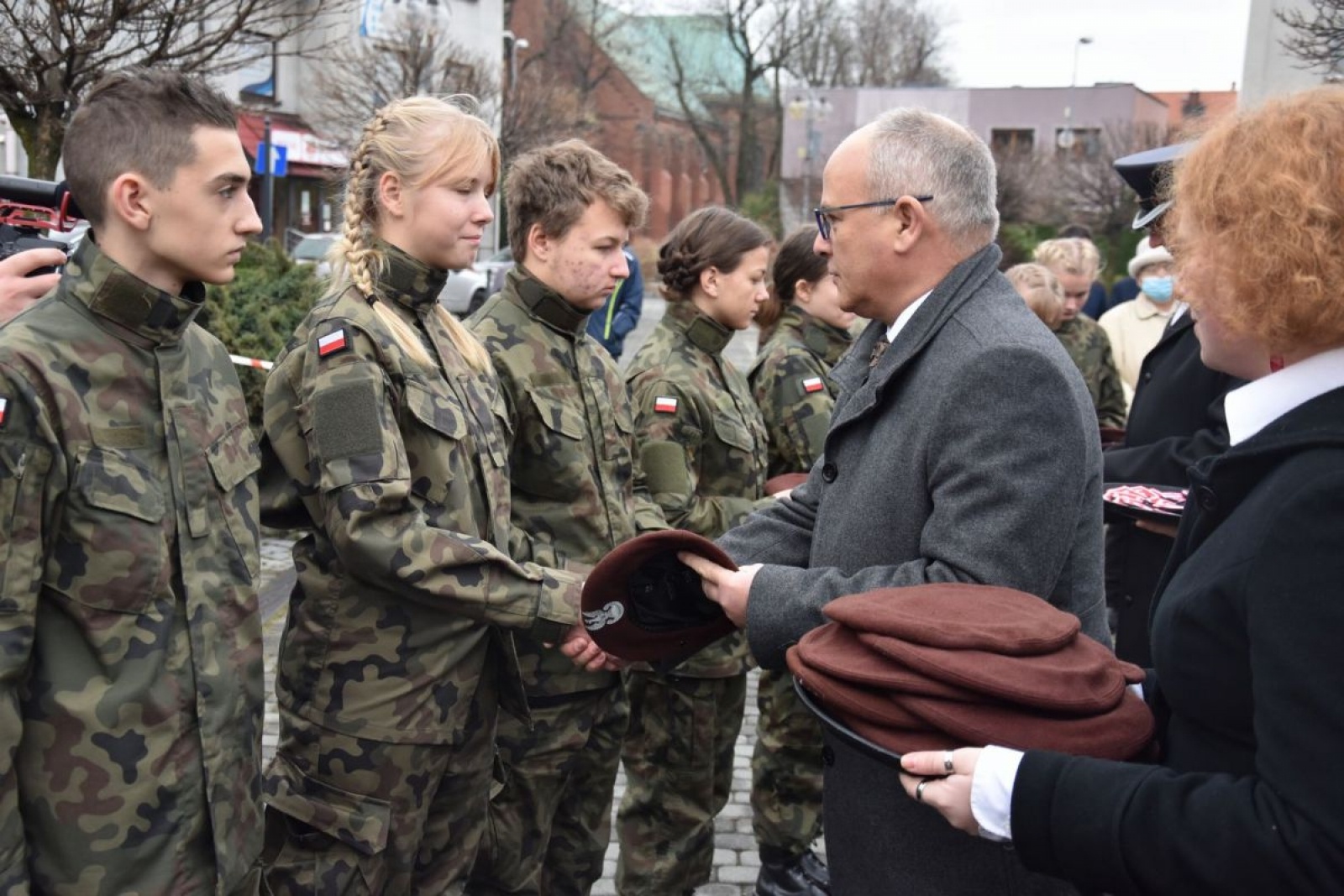 Zdjęcie w galerii na portalu naszwodzislaw.com: Klasy mundurowe z Rydułtów ślubowały [FOTO] wiadomości z regionu