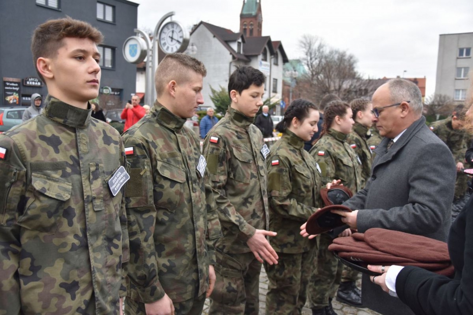 Zdjęcie w galerii na portalu naszwodzislaw.com: Klasy mundurowe z Rydułtów ślubowały [FOTO] wiadomości z regionu