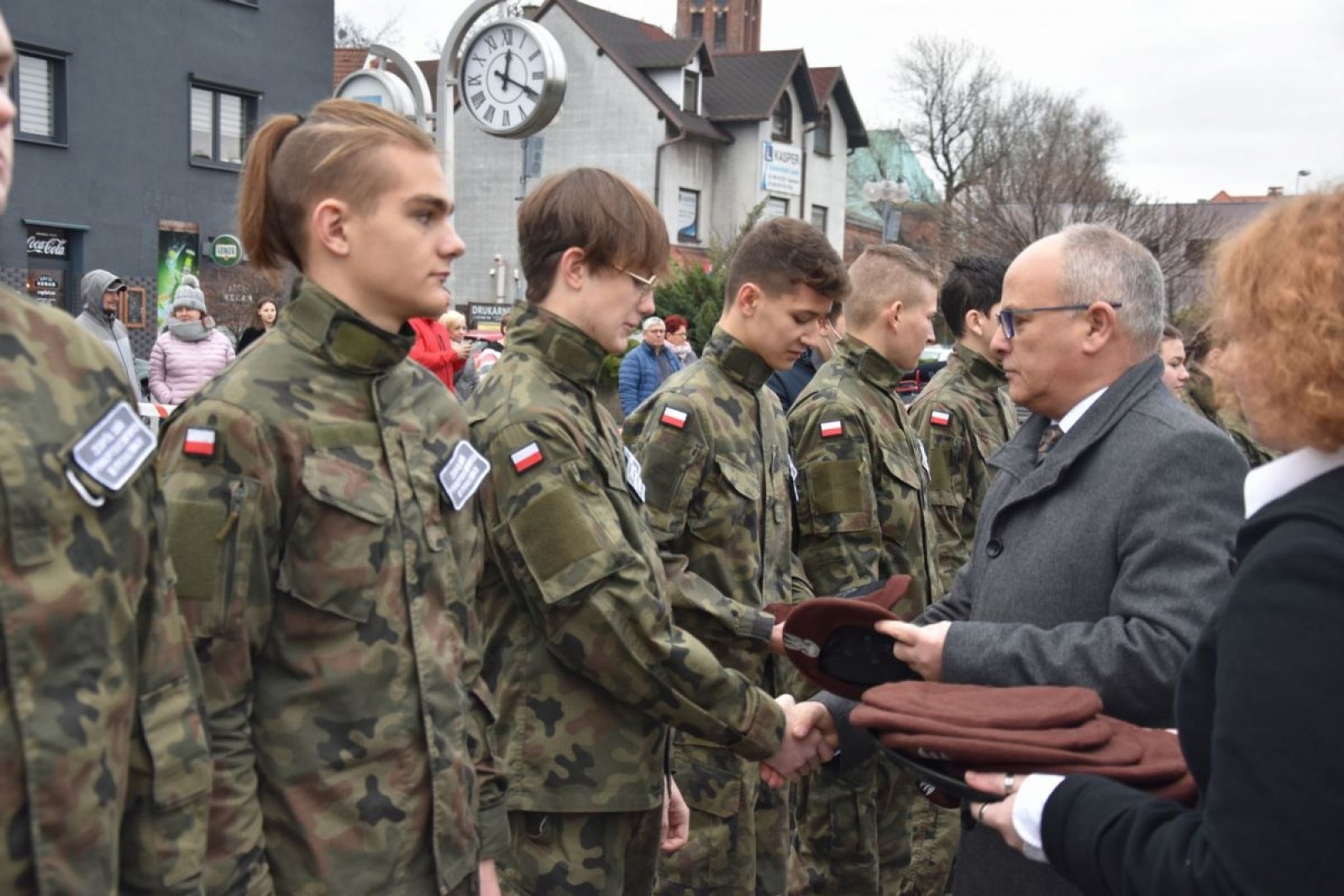 Zdjęcie w galerii na portalu naszwodzislaw.com: Klasy mundurowe z Rydułtów ślubowały [FOTO] wiadomości z regionu