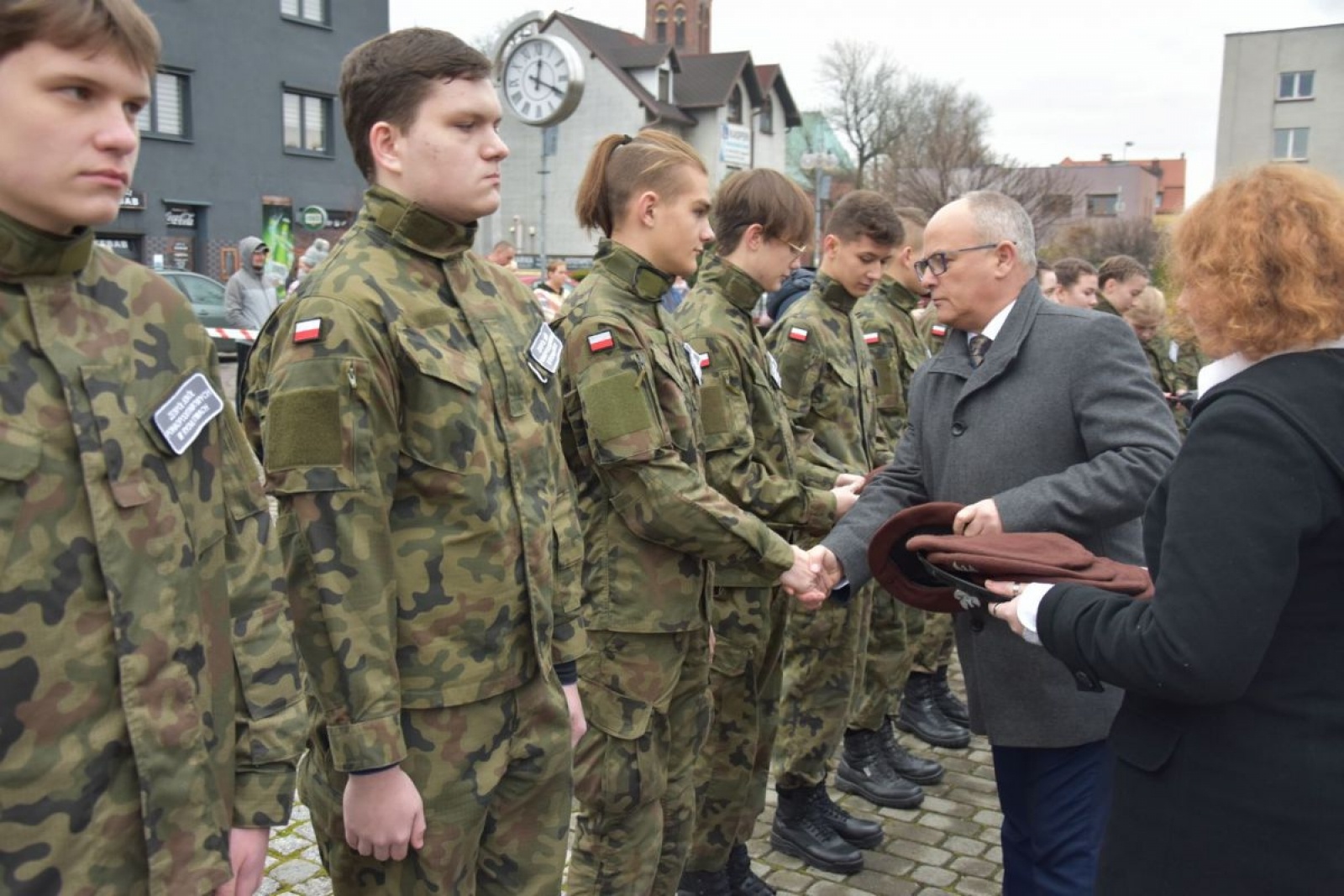 Zdjęcie w galerii na portalu naszwodzislaw.com: Klasy mundurowe z Rydułtów ślubowały [FOTO] wiadomości z regionu