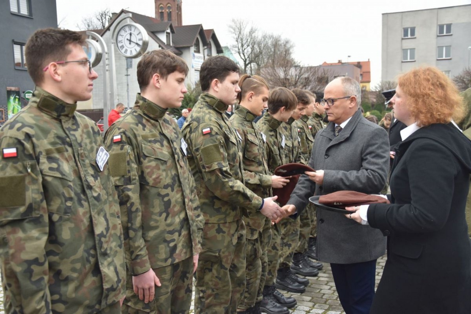 Zdjęcie w galerii na portalu naszwodzislaw.com: Klasy mundurowe z Rydułtów ślubowały [FOTO] wiadomości z regionu