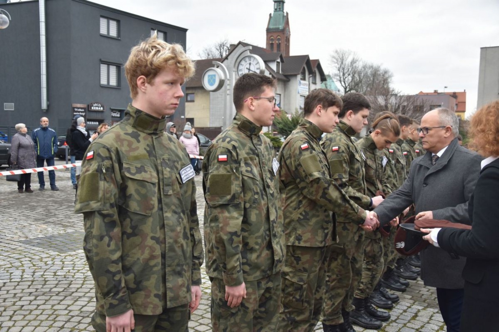 Zdjęcie w galerii na portalu naszwodzislaw.com: Klasy mundurowe z Rydułtów ślubowały [FOTO] wiadomości z regionu