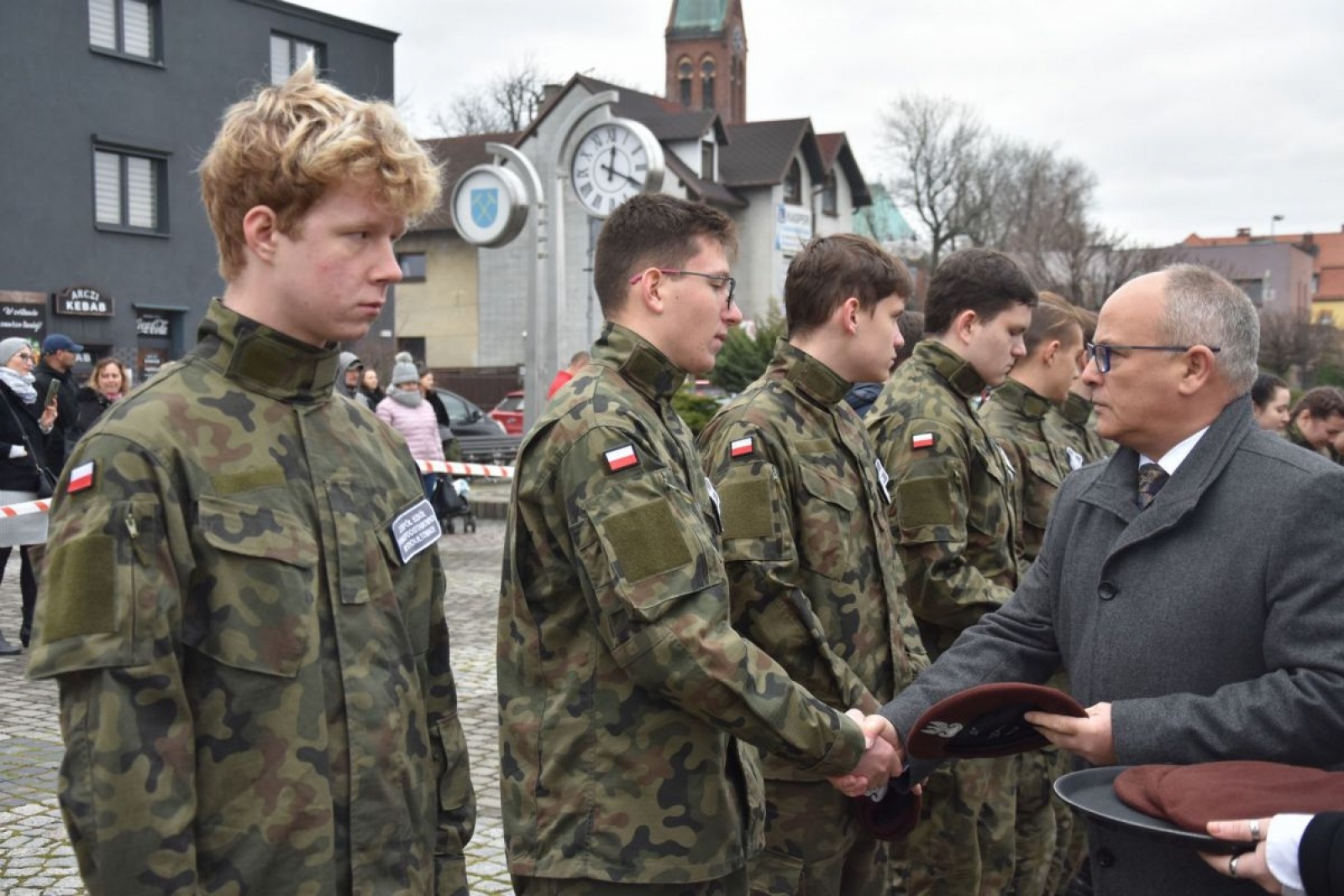 Zdjęcie w galerii na portalu naszwodzislaw.com: Klasy mundurowe z Rydułtów ślubowały [FOTO] wiadomości z regionu