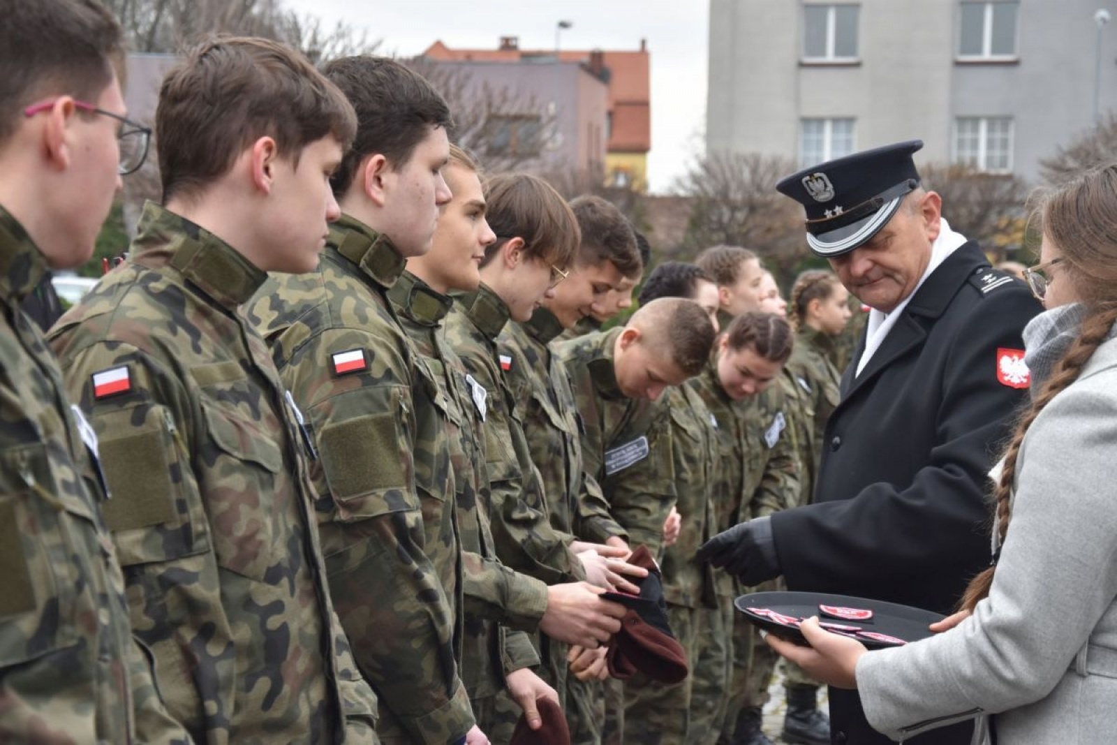 Zdjęcie w galerii na portalu naszwodzislaw.com: Klasy mundurowe z Rydułtów ślubowały [FOTO] wiadomości z regionu