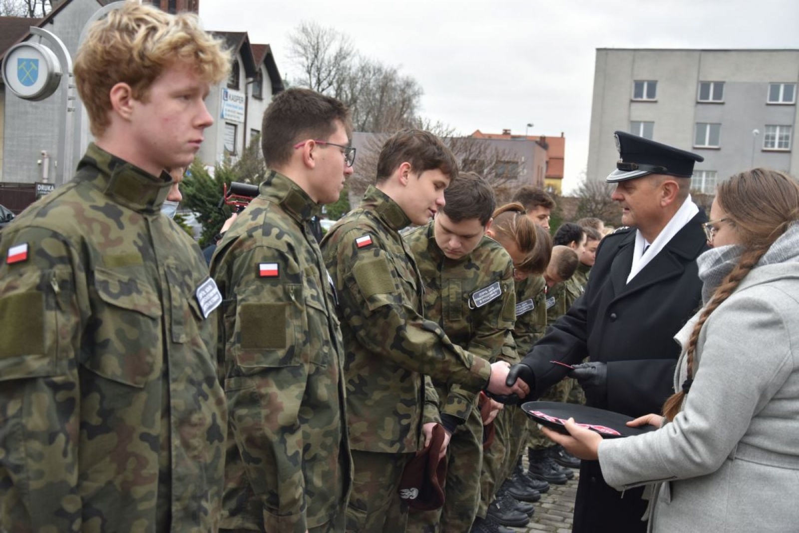 Zdjęcie w galerii na portalu naszwodzislaw.com: Klasy mundurowe z Rydułtów ślubowały [FOTO] wiadomości z regionu