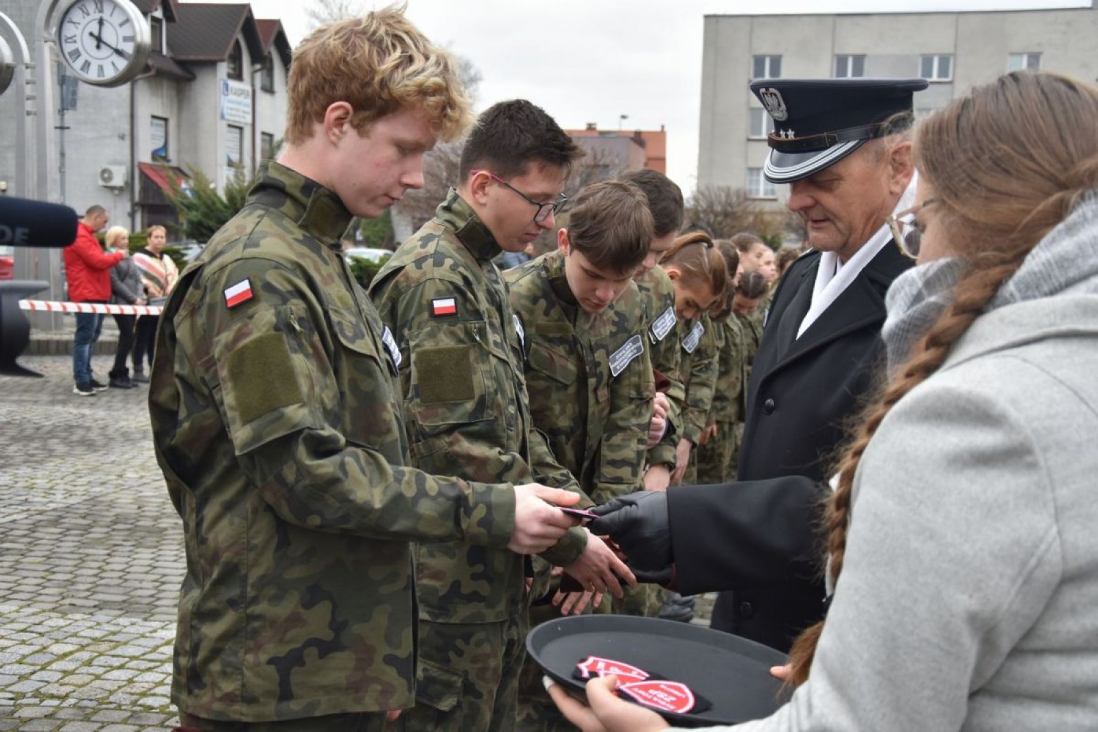 Zdjęcie w galerii na portalu naszwodzislaw.com: Klasy mundurowe z Rydułtów ślubowały [FOTO] wiadomości z regionu
