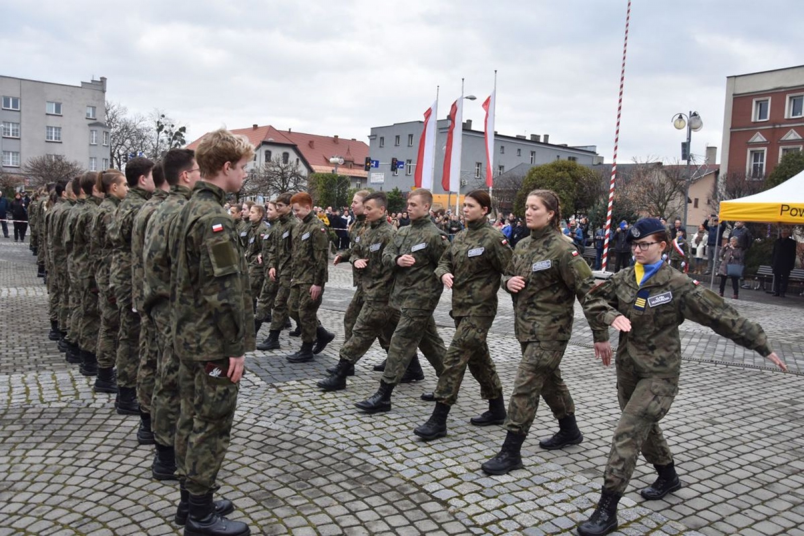Zdjęcie w galerii na portalu naszwodzislaw.com: Klasy mundurowe z Rydułtów ślubowały [FOTO] wiadomości z regionu