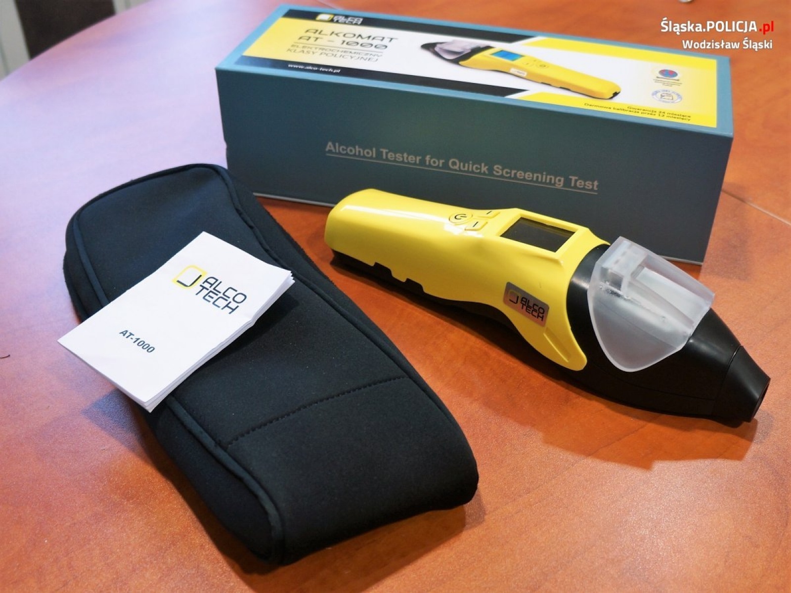 Zdjęcie w galerii na portalu naszwodzislaw.com: Pszowski komisariat ma nowy alkomat wiadomości z regionu