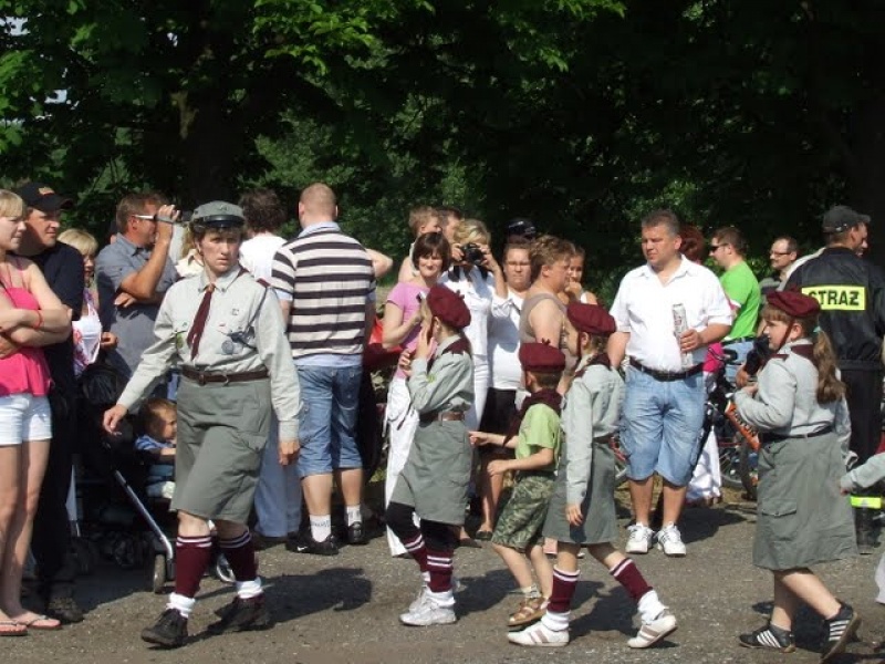Zdjęcie w galerii na portalu naszwodzislaw.com: Inscenizacja bitwy Olzańskiej wiadomości z regionu