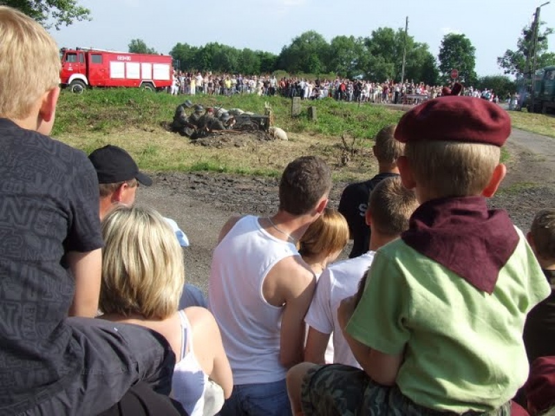 Zdjęcie w galerii na portalu naszwodzislaw.com: Inscenizacja bitwy Olzańskiej wiadomości z regionu