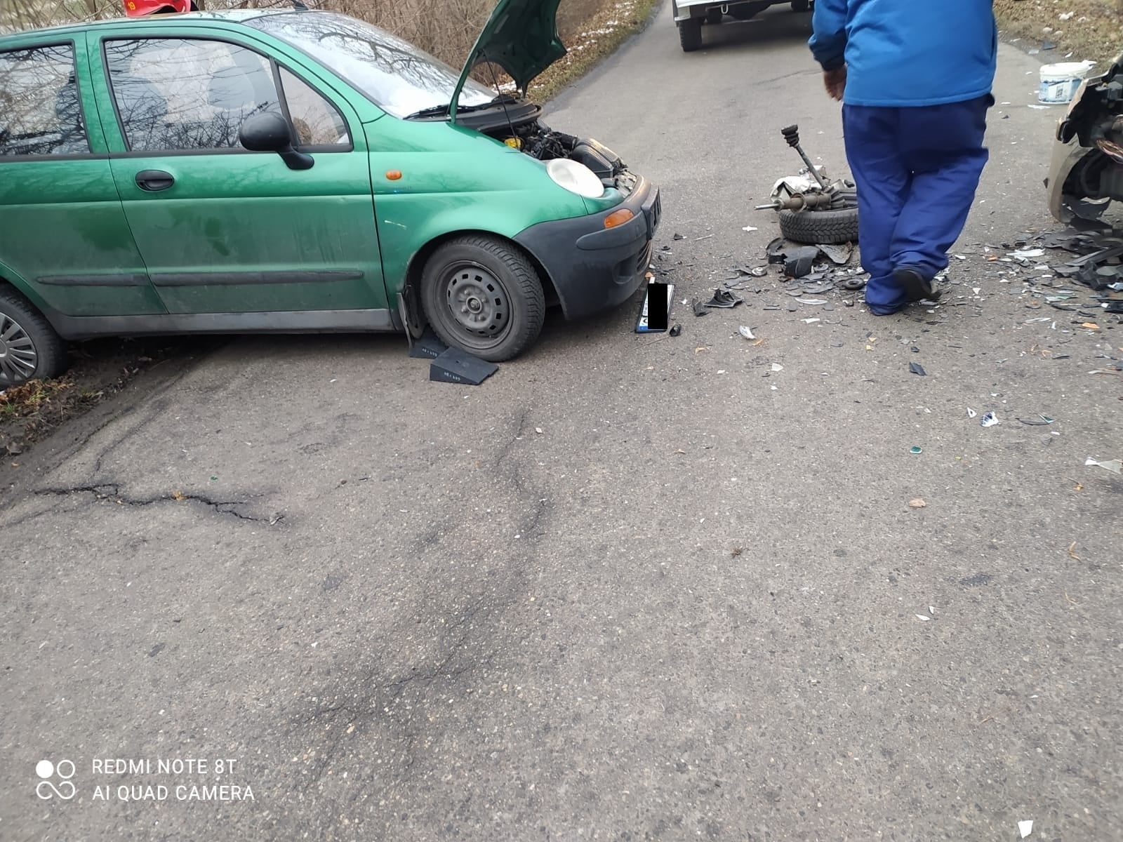 Zdjęcie w galerii na portalu naszwodzislaw.com: Hyundai i deawoo zderzyły się na Wielikącie wiadomości z regionu