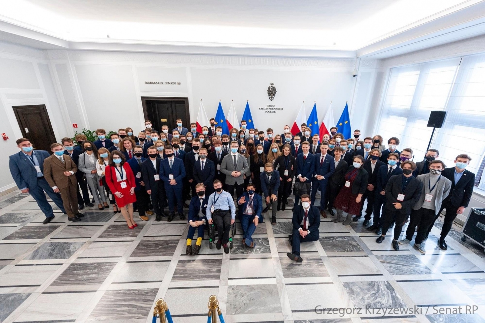 Zdjęcie w galerii na portalu naszwodzislaw.com: Śląska młodzież w Parlamencie Młodych Rzeczypospolitej Polskiej wiadomości z regionu