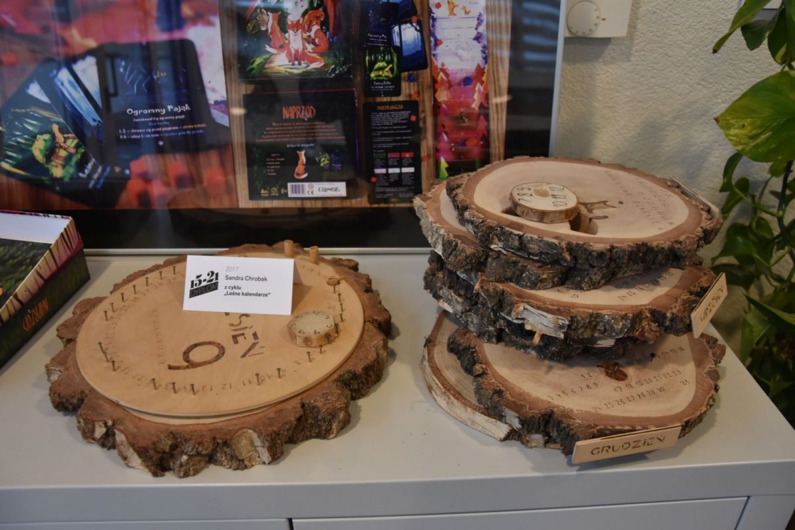 Zdjęcie w galerii na portalu naszwodzislaw.com: Plastyk chwali się pracami dyplomowymi uczniów i absolwentów wiadomości z regionu