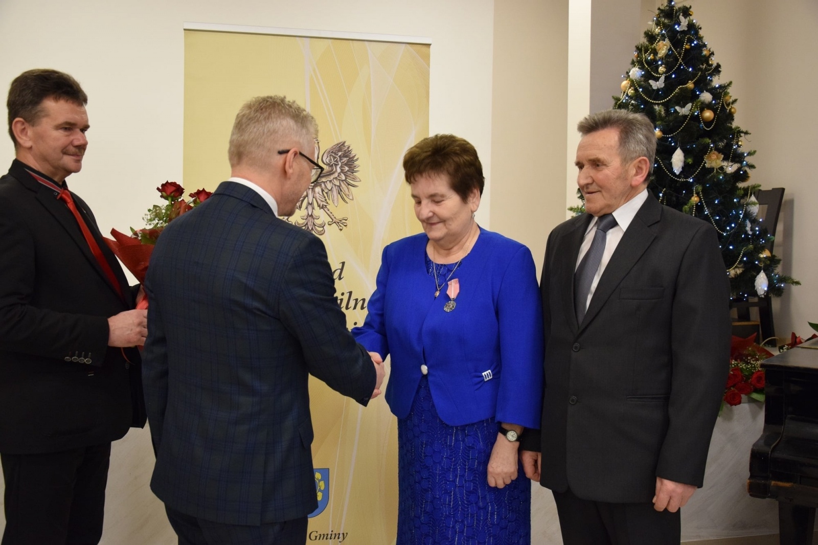 Zdjęcie w galerii na portalu naszwodzislaw.com: Złote i Diamentowe Gody w gminie Mszana [FOTO] wiadomości z regionu