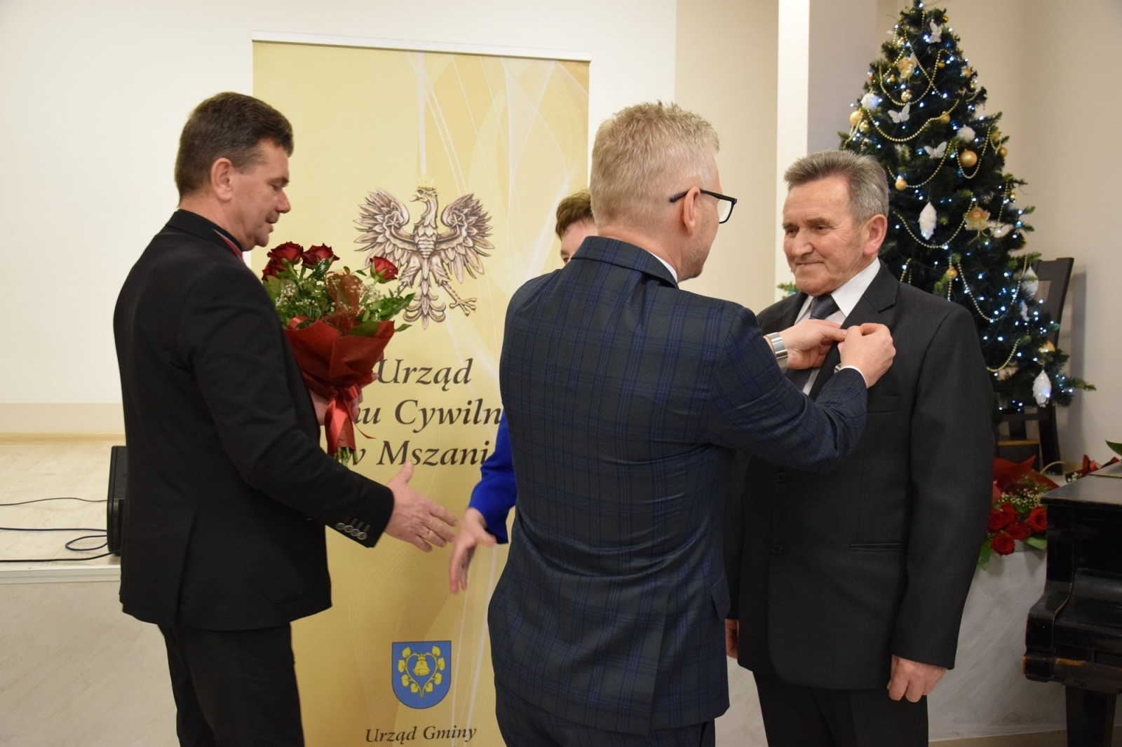 Zdjęcie w galerii na portalu naszwodzislaw.com: Złote i Diamentowe Gody w gminie Mszana [FOTO] wiadomości z regionu