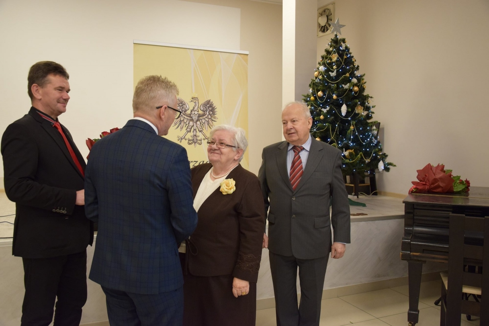 Zdjęcie w galerii na portalu naszwodzislaw.com: Złote i Diamentowe Gody w gminie Mszana [FOTO] wiadomości z regionu