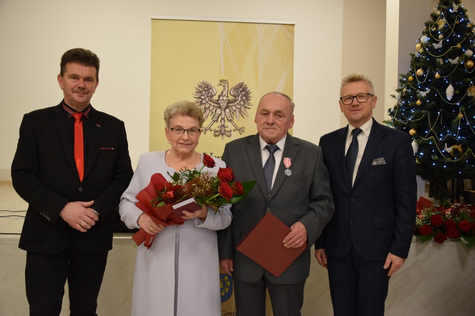 Zdjęcie w galerii na portalu naszwodzislaw.com: Złote i Diamentowe Gody w gminie Mszana [FOTO] wiadomości z regionu