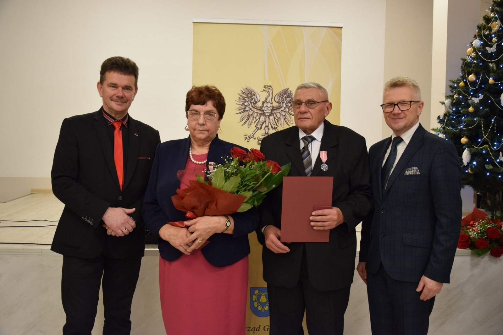 Zdjęcie w galerii na portalu naszwodzislaw.com: Złote i Diamentowe Gody w gminie Mszana [FOTO] wiadomości z regionu