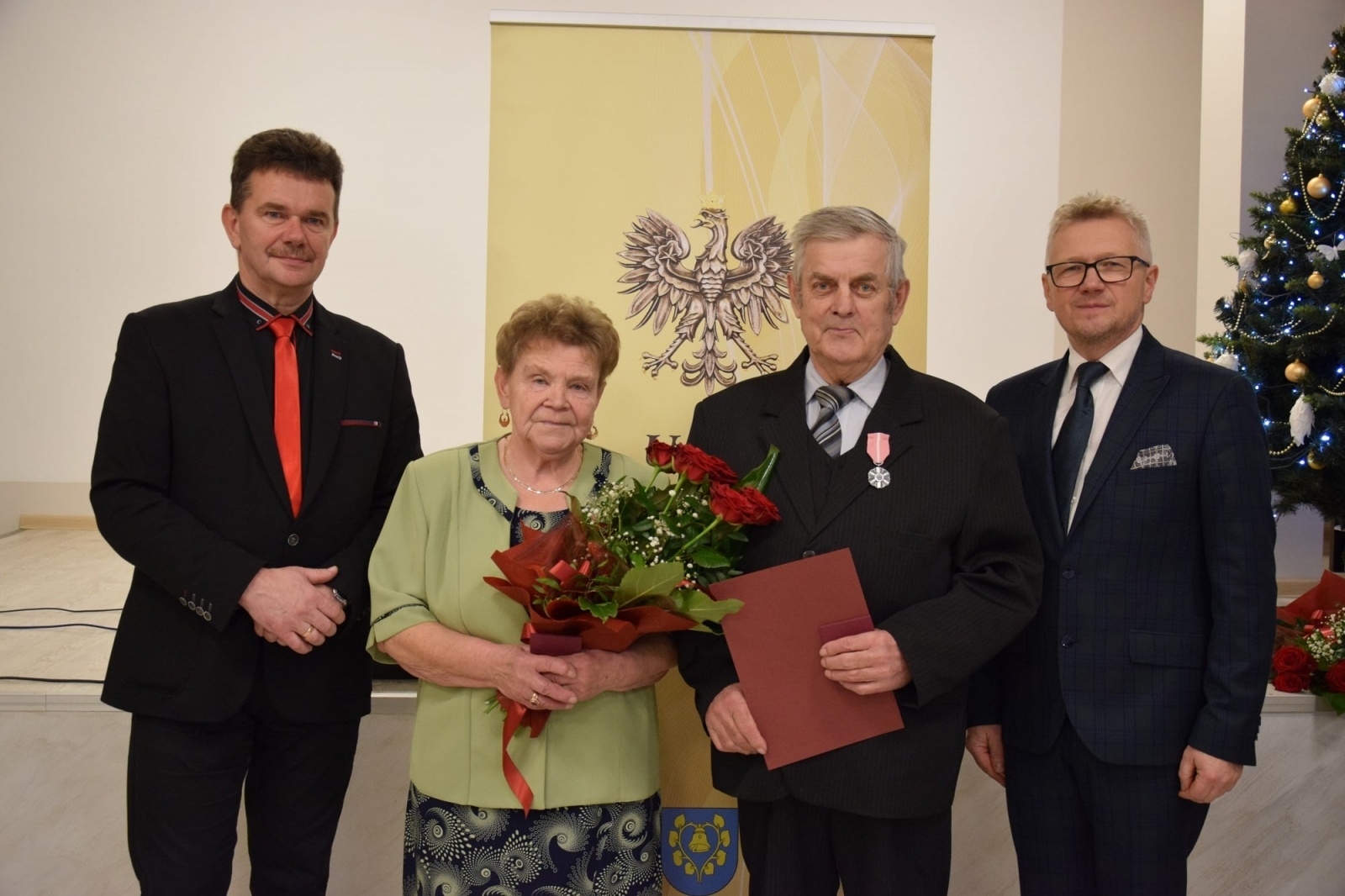 Zdjęcie w galerii na portalu naszwodzislaw.com: Złote i Diamentowe Gody w gminie Mszana [FOTO] wiadomości z regionu