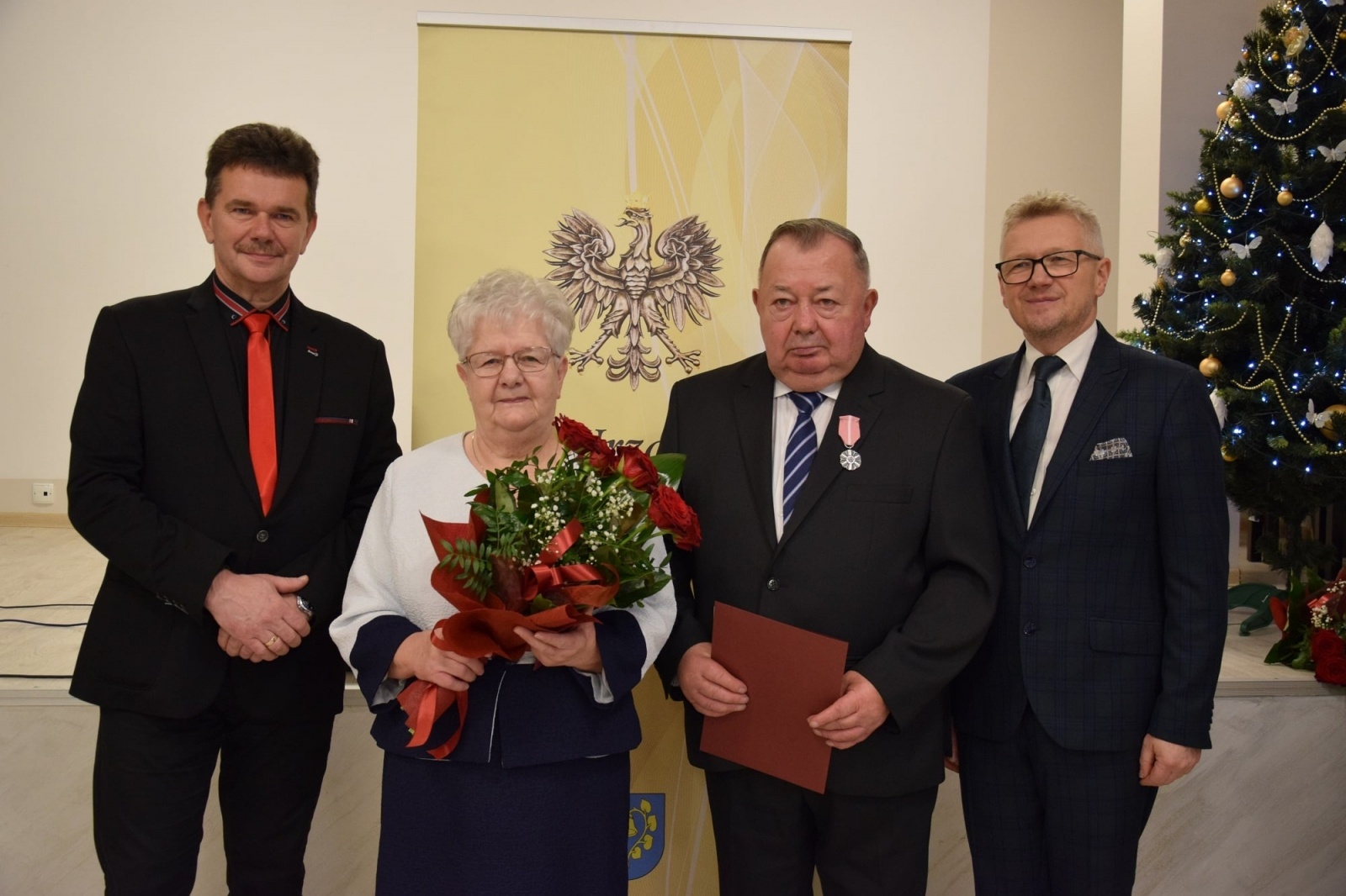 Zdjęcie w galerii na portalu naszwodzislaw.com: Złote i Diamentowe Gody w gminie Mszana [FOTO] wiadomości z regionu