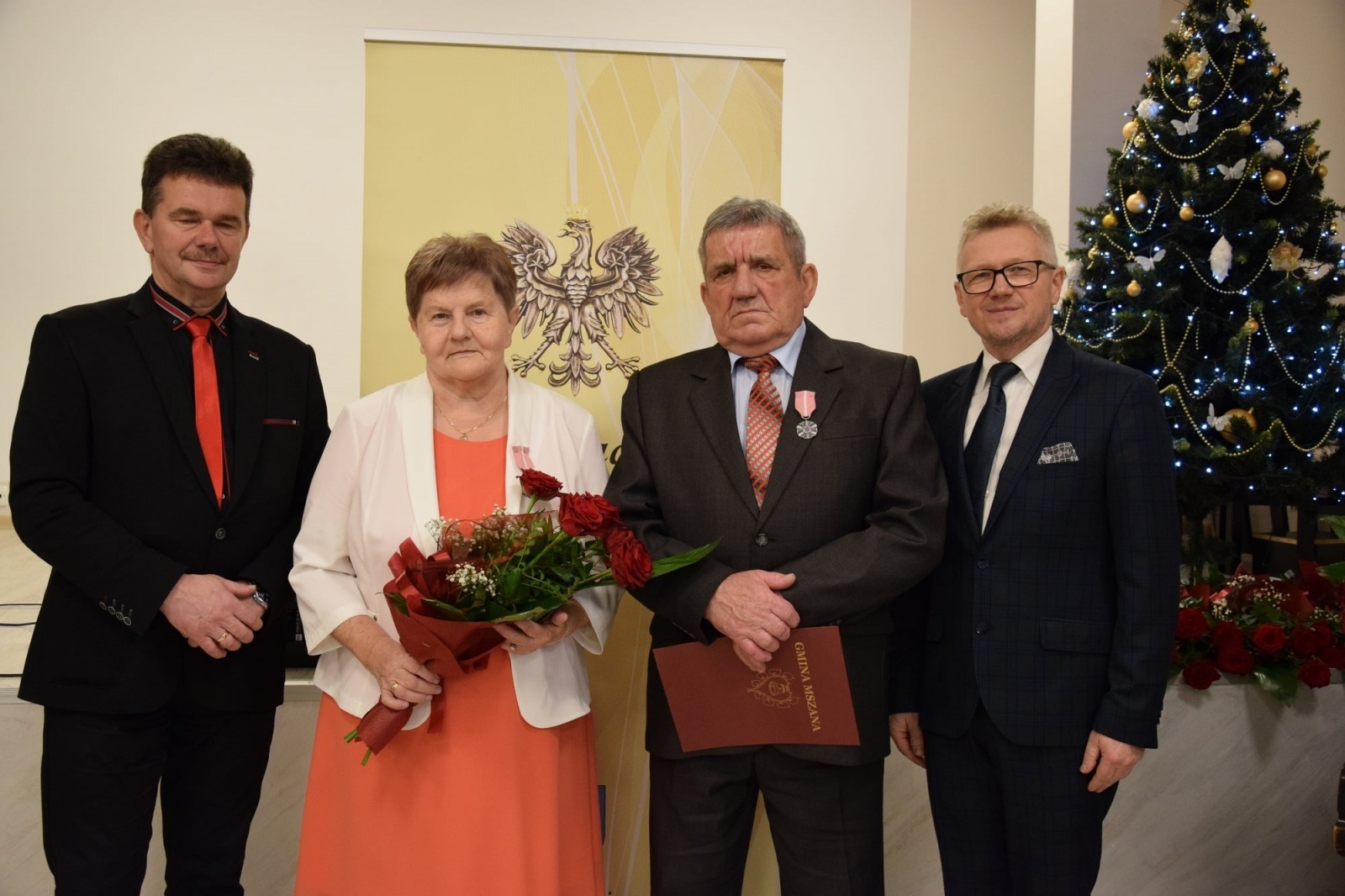 Zdjęcie w galerii na portalu naszwodzislaw.com: Złote i Diamentowe Gody w gminie Mszana [FOTO] wiadomości z regionu