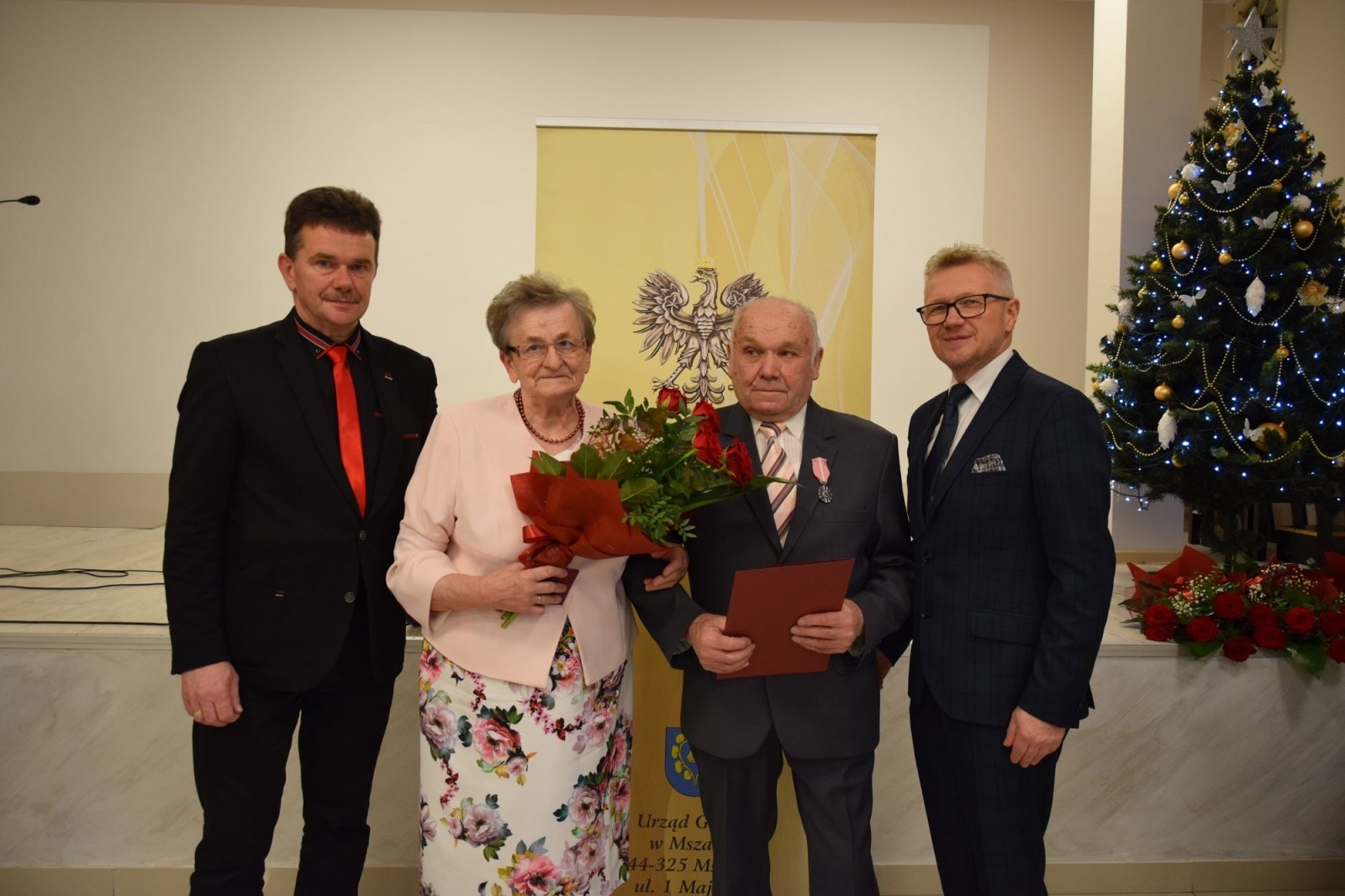 Zdjęcie w galerii na portalu naszwodzislaw.com: Złote i Diamentowe Gody w gminie Mszana [FOTO] wiadomości z regionu