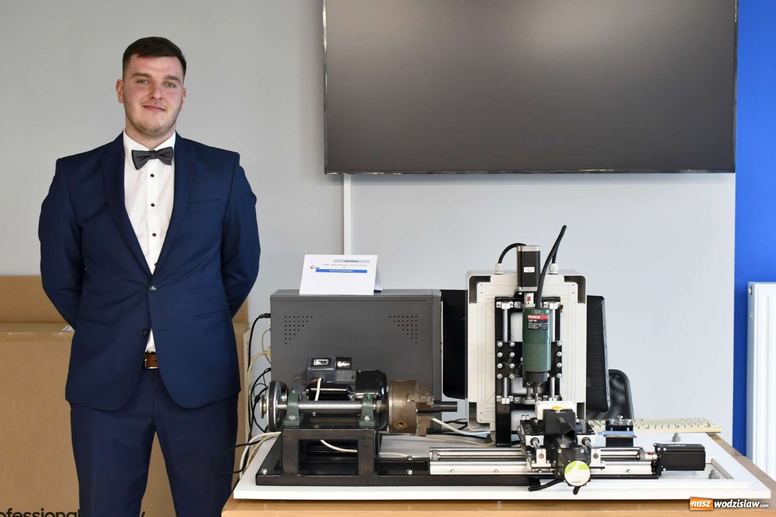 Zdjęcie w galerii na portalu naszwodzislaw.com: Przegląd projektów inżynierskich w raciborskiej PWSZ [FOTO i WIDEO] wiadomości z regionu