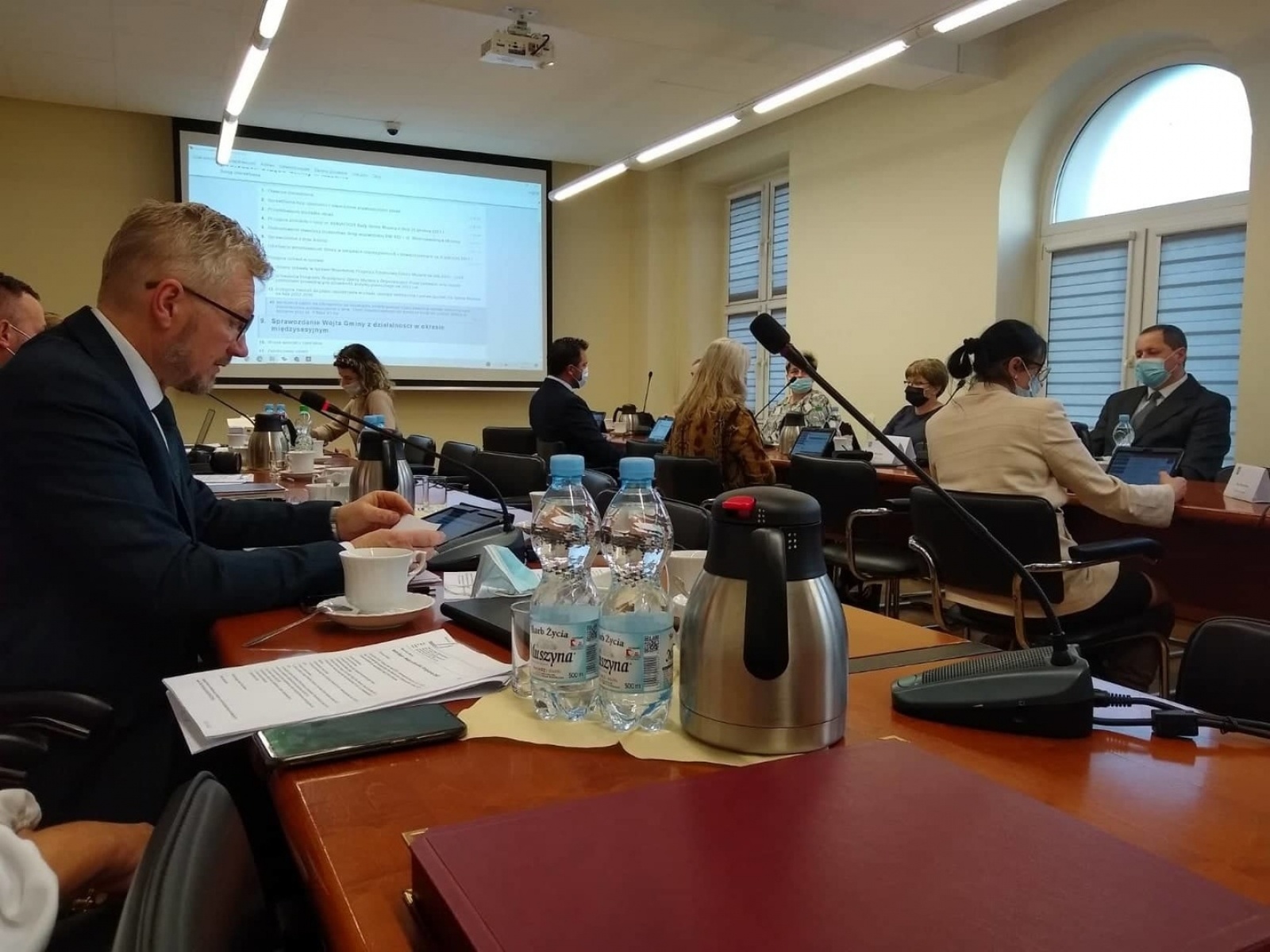 Zdjęcie w galerii na portalu naszwodzislaw.com: Problemy i podziękowania. Po sesji Rady Gminy Mszana wiadomości z regionu