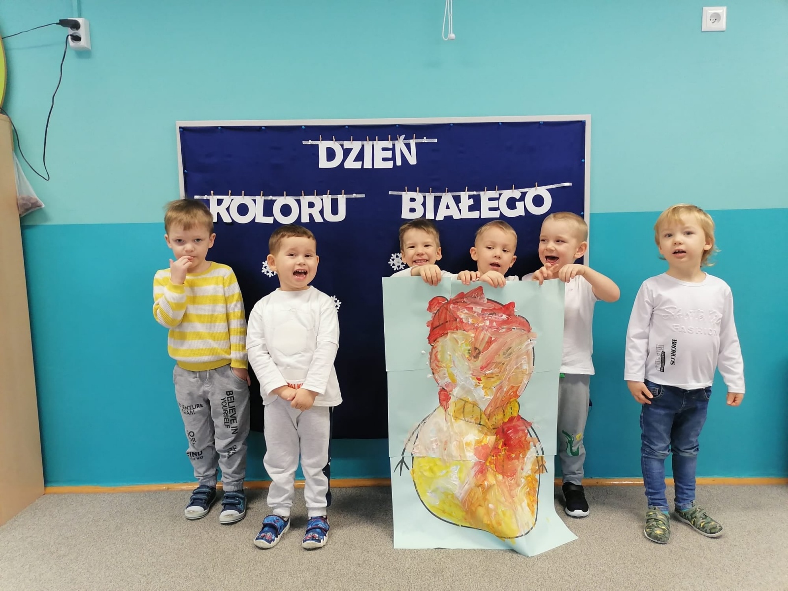 Zdjęcie w galerii na portalu naszwodzislaw.com: Dzień koloru białego w przedszkolu numer 6 wiadomości z regionu