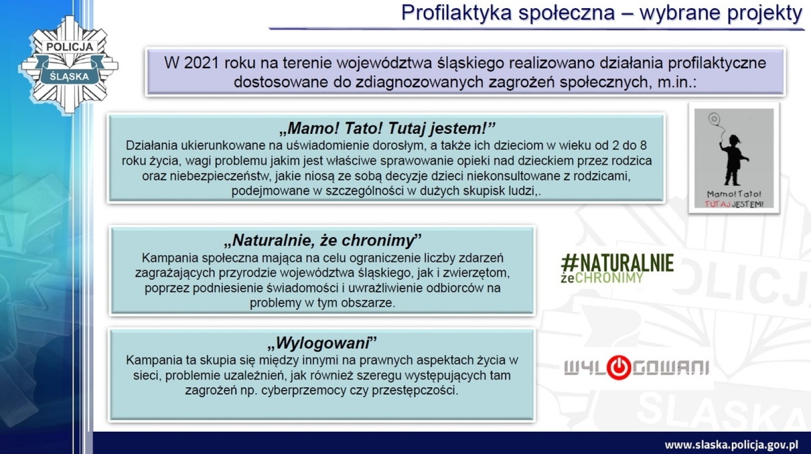 Zdjęcie w galerii na portalu naszwodzislaw.com: Śląska policja podsumowała rok. Było bezpieczniej wiadomości z regionu