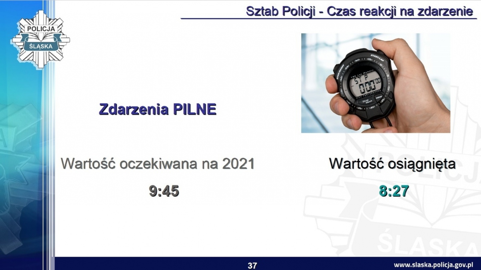 Zdjęcie w galerii na portalu naszwodzislaw.com: Śląska policja podsumowała rok. Było bezpieczniej wiadomości z regionu