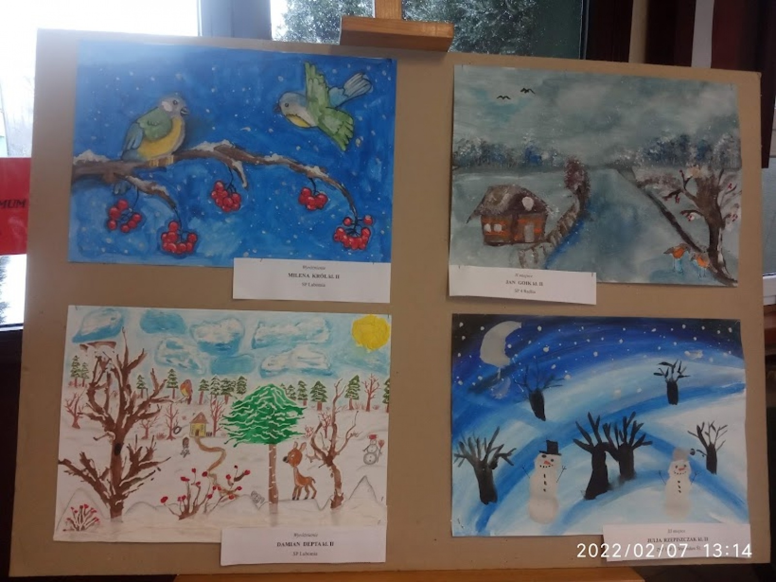 Zdjęcie w galerii na portalu naszwodzislaw.com: Zimowe inspiracje w wodzisławskiej SP1 wiadomości z regionu