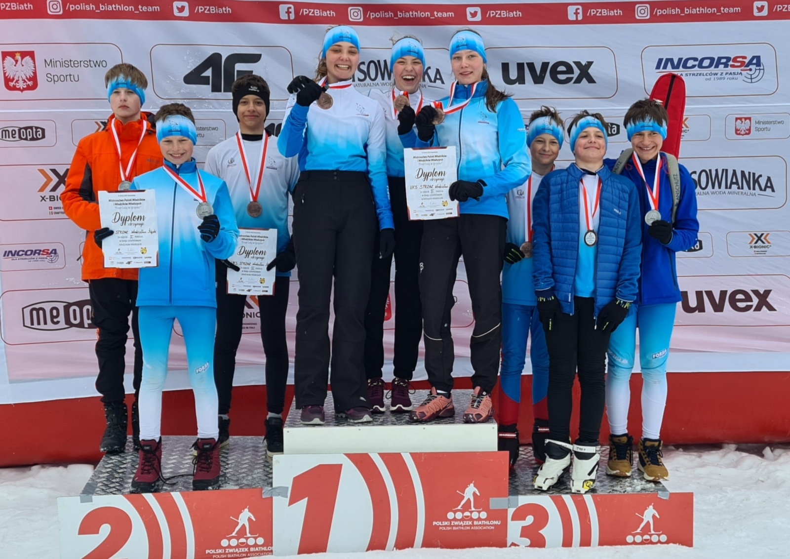 Zdjęcie w galerii na portalu naszwodzislaw.com: Biathloniści UKS Strzał Wodzisław z medalami w Kościelisku wiadomości z regionu