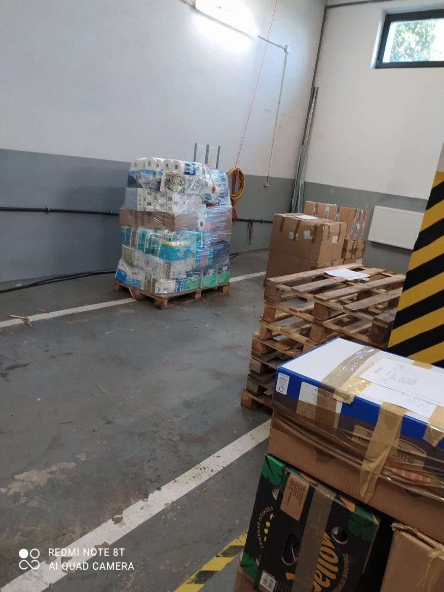 Zdjęcie w galerii na portalu naszwodzislaw.com: Pierwsza partia pomocy humanitarnej już wkrótce trafi do obywateli Ukrainy wiadomości z regionu