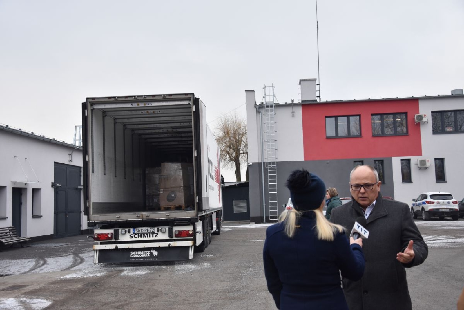 Zdjęcie w galerii na portalu naszwodzislaw.com: Pierwszy transport pomocy dla uchodźców już w drodze [FOTO] wiadomości z regionu