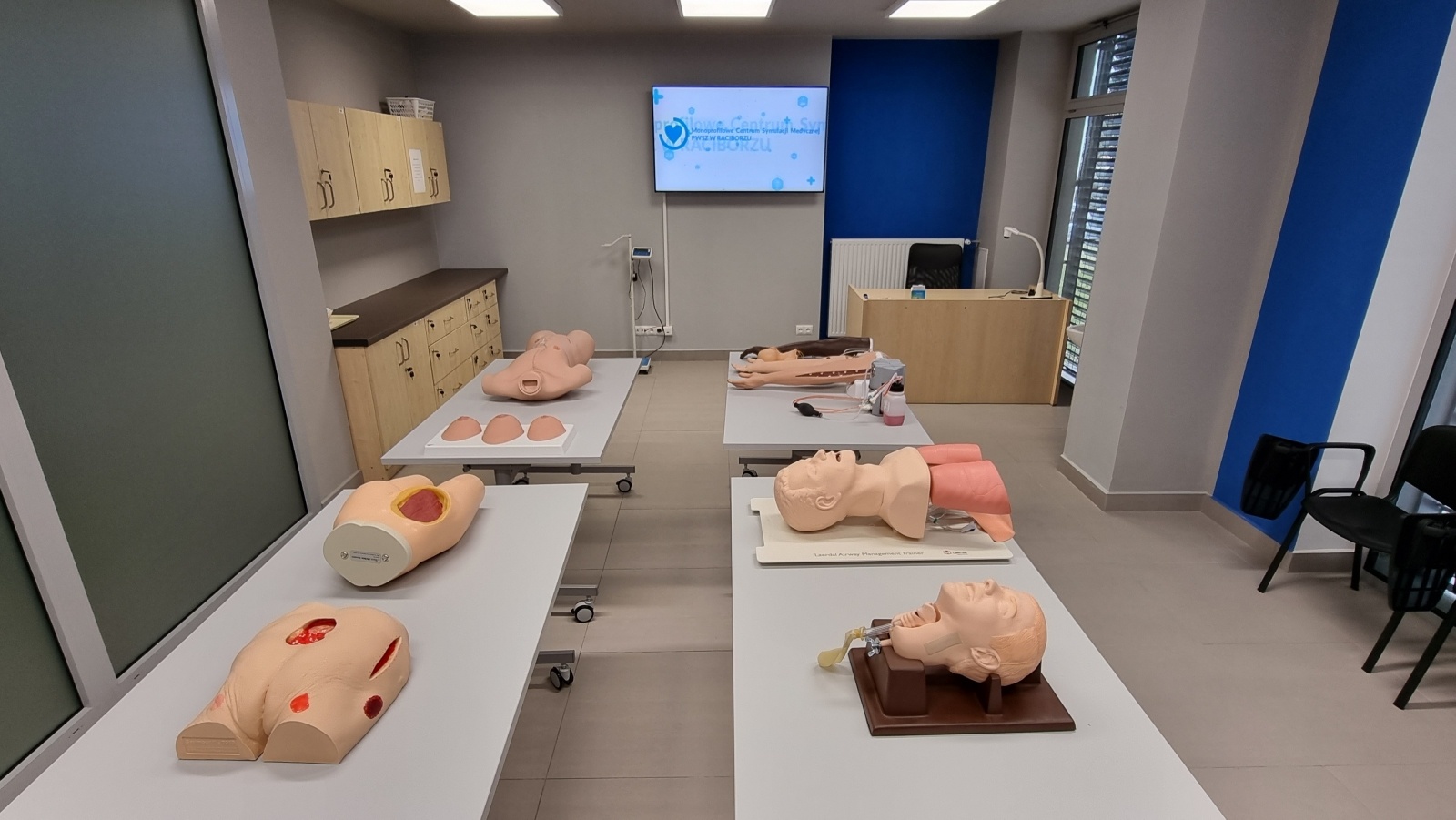 Zdjęcie w galerii na portalu naszwodzislaw.com: PWSZ Racibórz ma nowoczesne Monoprofilowe Centrum Symulacji Medycznej wiadomości z regionu