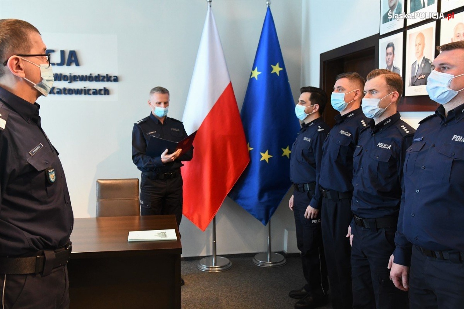 Zdjęcie w galerii na portalu naszwodzislaw.com: Powołania i mianowania na stanowiska kierownicze w śląskiej policji wiadomości z regionu