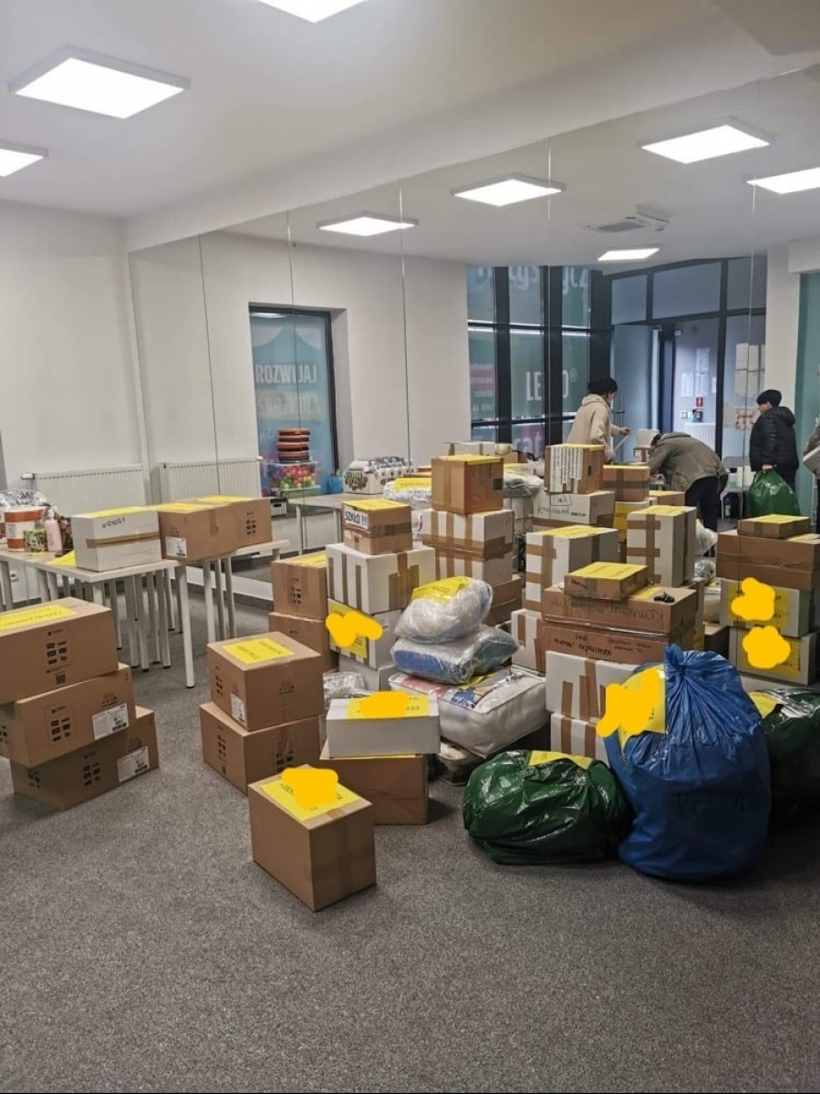 Zdjęcie w galerii na portalu naszwodzislaw.com: Fundacja EDUARTE i raciborska PWSZ wsparły Ukrainę wiadomości z regionu