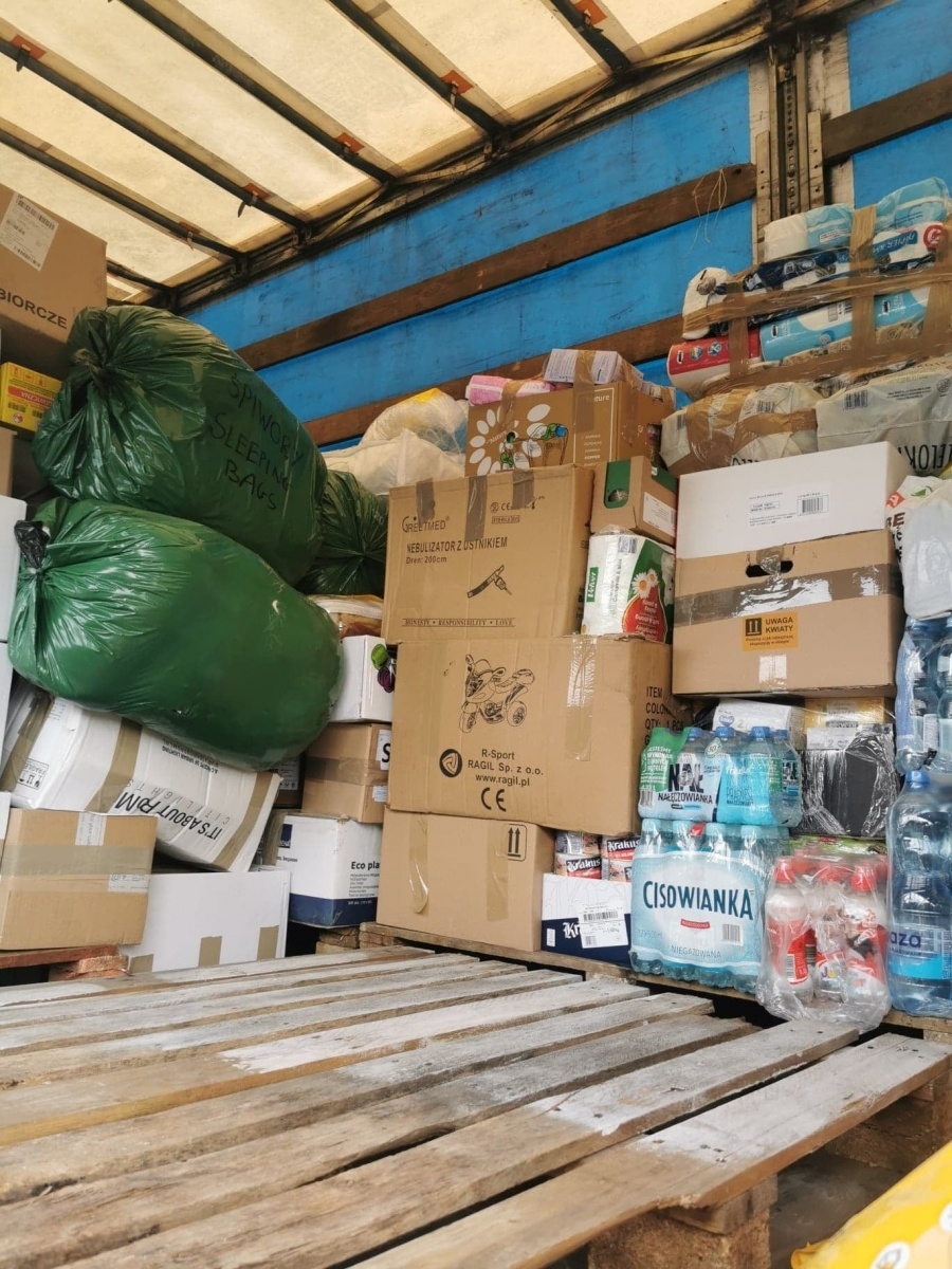 Zdjęcie w galerii na portalu naszwodzislaw.com: Fundacja EDUARTE i raciborska PWSZ wsparły Ukrainę wiadomości z regionu