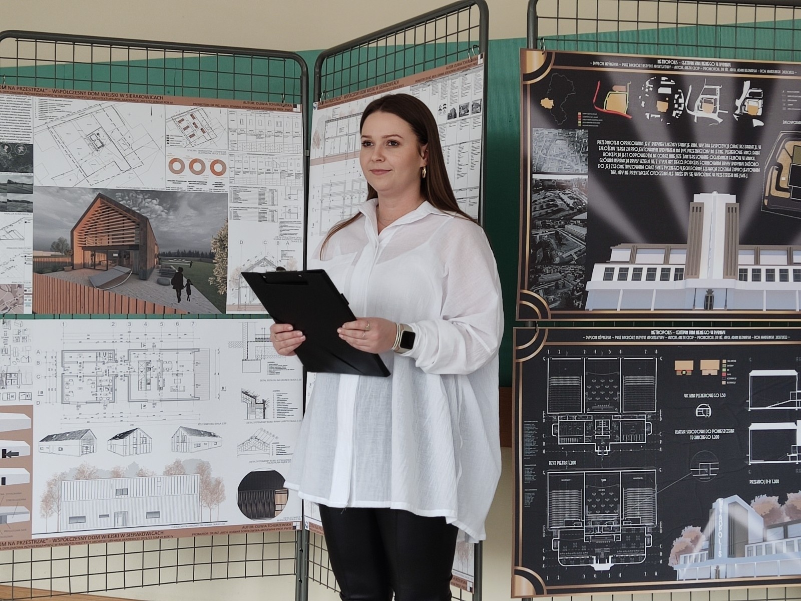 Zdjęcie w galerii na portalu naszwodzislaw.com: Inżynierowie architekci z PWSZ - marka w sama w sobie. Trwają obrony prac wiadomości z regionu