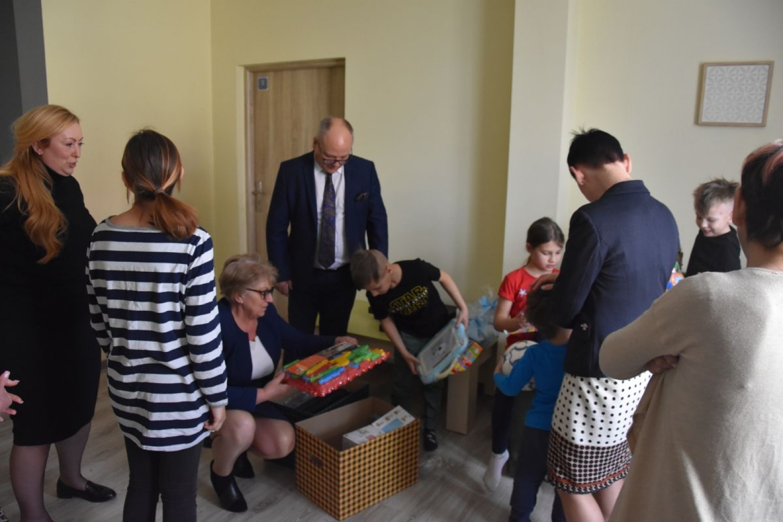 Zdjęcie w galerii na portalu naszwodzislaw.com: Pierwsze narodzone ukraińskie dzieci w powiecie to bliźniaki. Odwiedził je starosta [FOTO] wiadomości z regionu