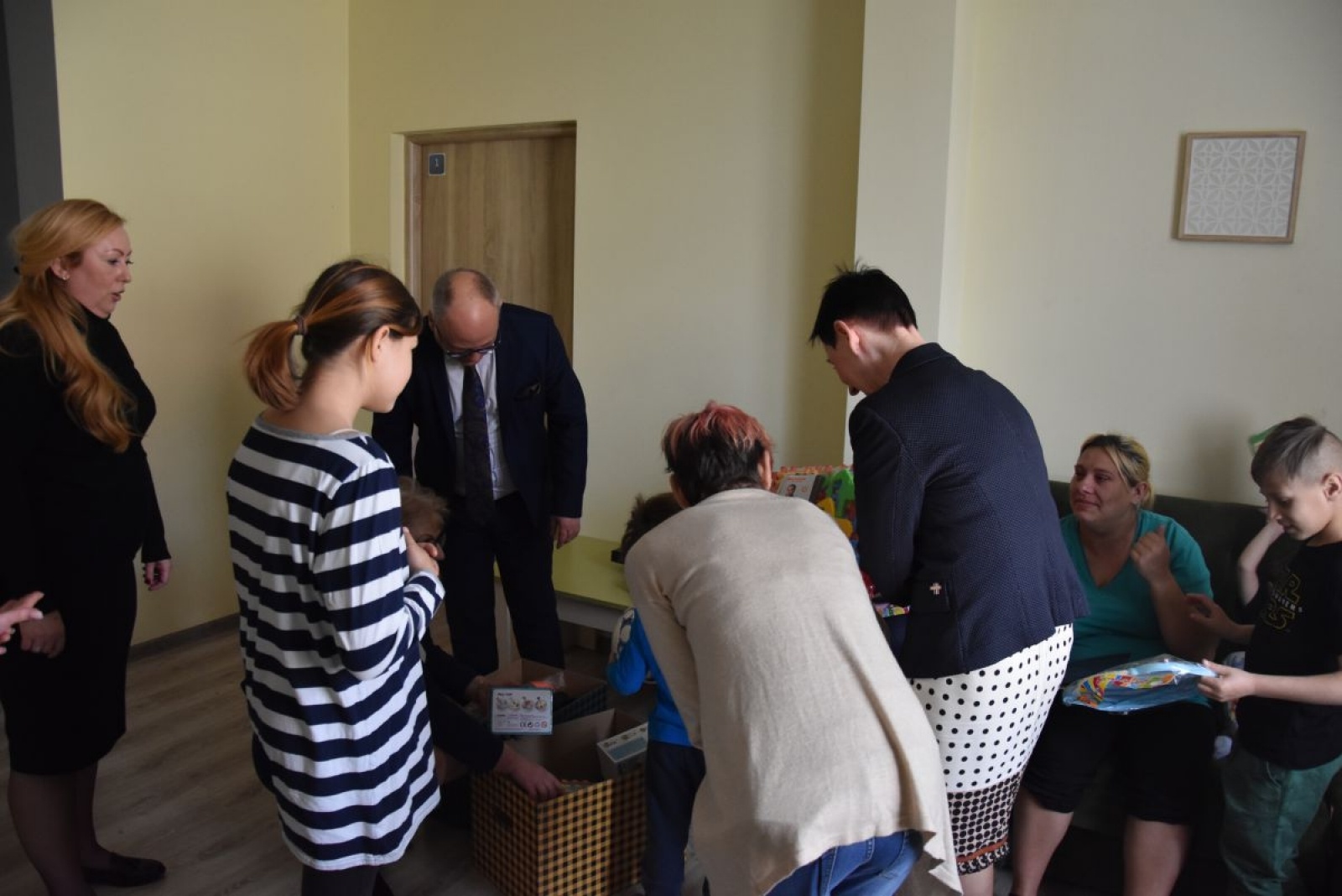 Zdjęcie w galerii na portalu naszwodzislaw.com: Pierwsze narodzone ukraińskie dzieci w powiecie to bliźniaki. Odwiedził je starosta [FOTO] wiadomości z regionu