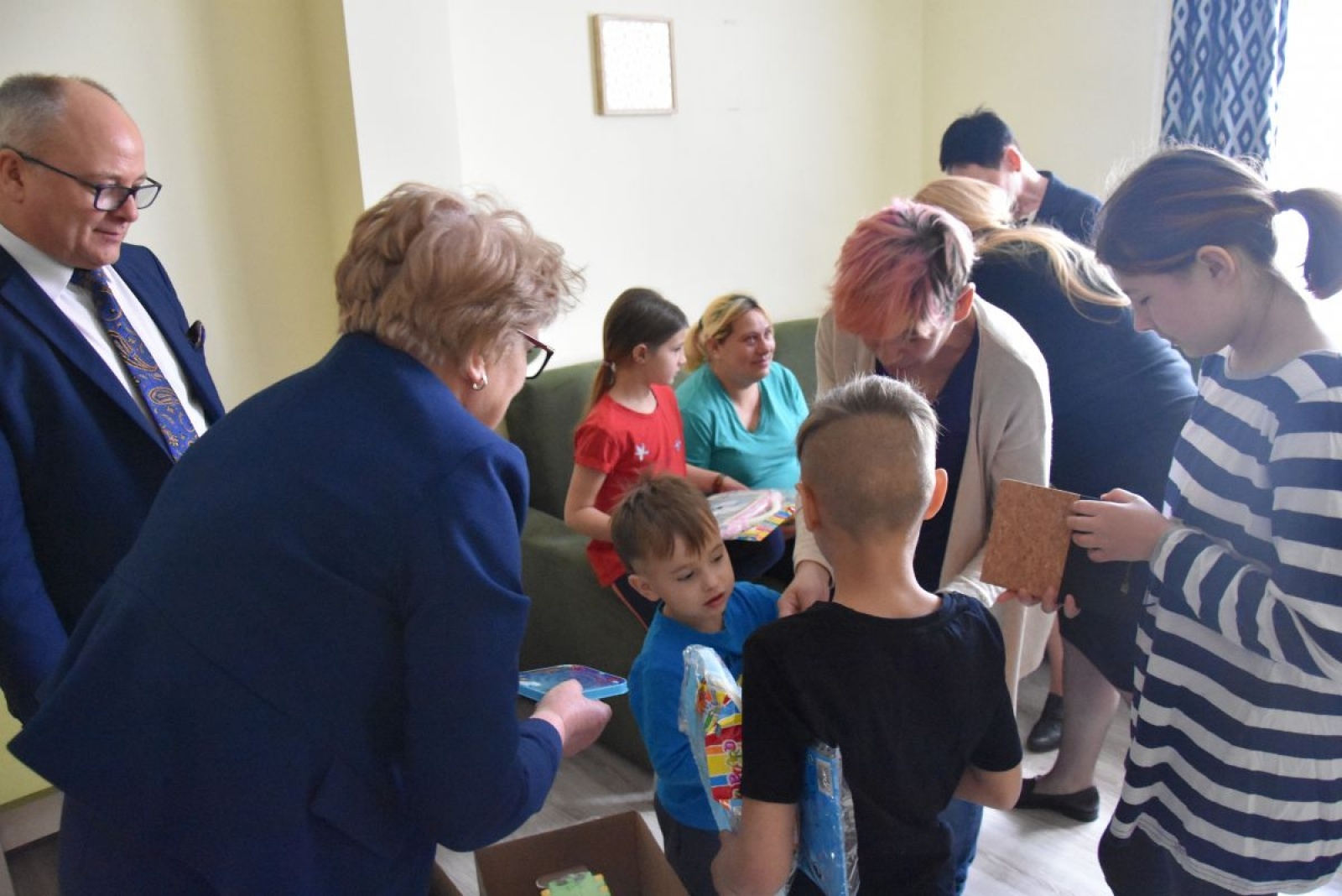 Zdjęcie w galerii na portalu naszwodzislaw.com: Pierwsze narodzone ukraińskie dzieci w powiecie to bliźniaki. Odwiedził je starosta [FOTO] wiadomości z regionu